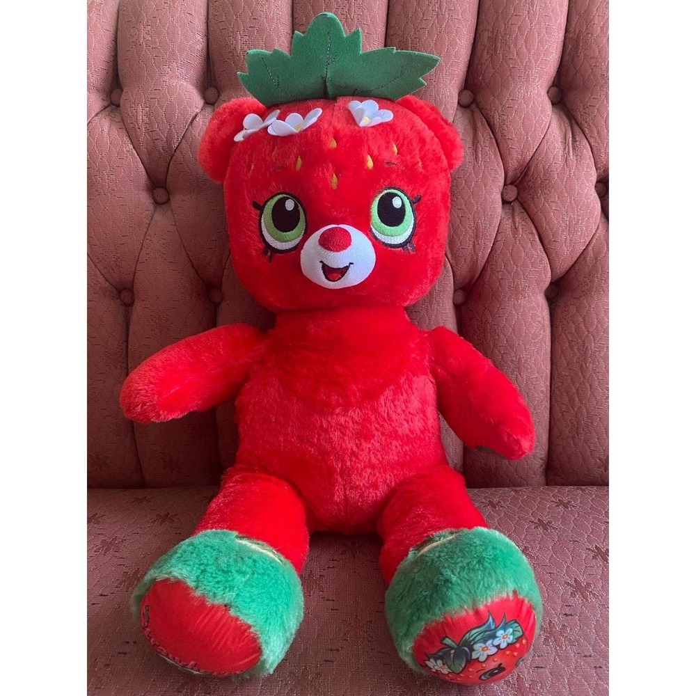 Build A Bear Strawberry Kiss Stuffed Animal Plush BAB Toy 18" s36